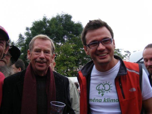 Václav Havel a Ondřej Liška v Trutnově