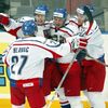 MS v hokeji 2004 (Praha): Jan Hlaváč, Milan Kraft, Martin Škoula a František Kaberle