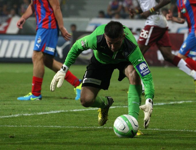 Fotbal, GL, Plzeň - Sparta: Matúš Kozáčik