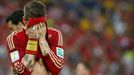 Spain's Diego Costa is seen during their 2014 World Cup Group B soccer match against Chile at the Maracana stadium in Rio de Janeiro June 18, 2014. REUTERS/Jorge Silva (B