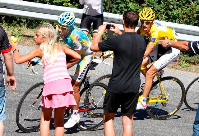 Andy Schleck Alberto Contador