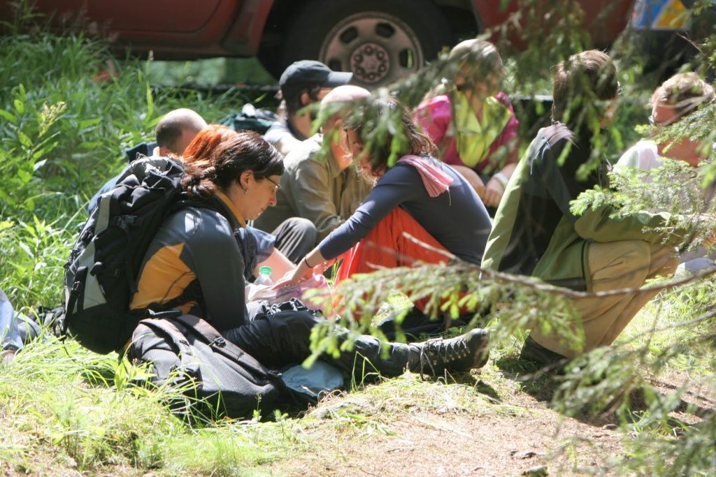 Blokáda na Šumavě - 27. 7. 2011