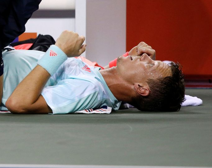 Tomáš Berdych na turnaji v Tokiu.