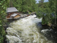 řeka Oulanka ve stejnojmenném národním parku, Finsko
