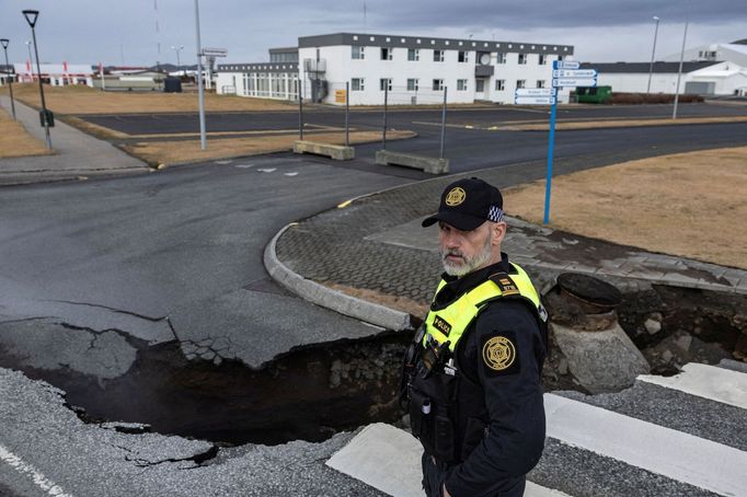 Vesnice Grindavík leží přímo pod islandským vulkánem.