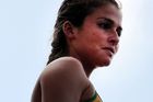 Na jubilejní ročník Desperados High Jump se vydala některá známá jména tohoto sportu, jako zde Jacqueline Valenteová z Brazílie.