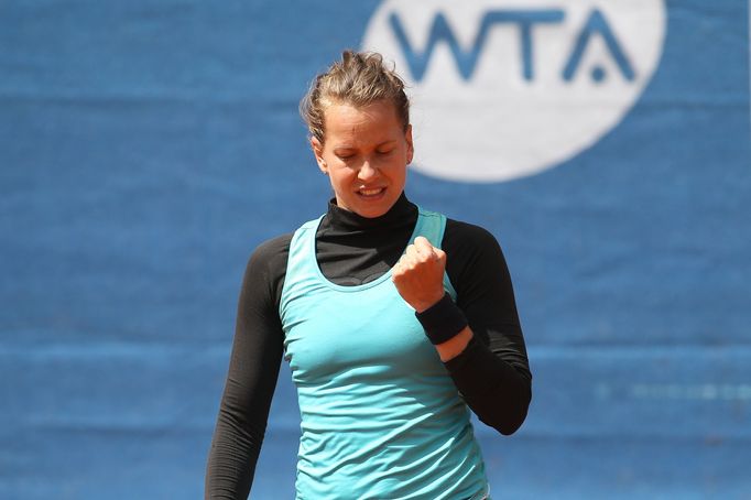 Barbora Strýcová na Prague Open 2017