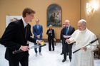 Světová jednička byla na audienci u papeže. Lev XIV. má prý skvělý bekhend