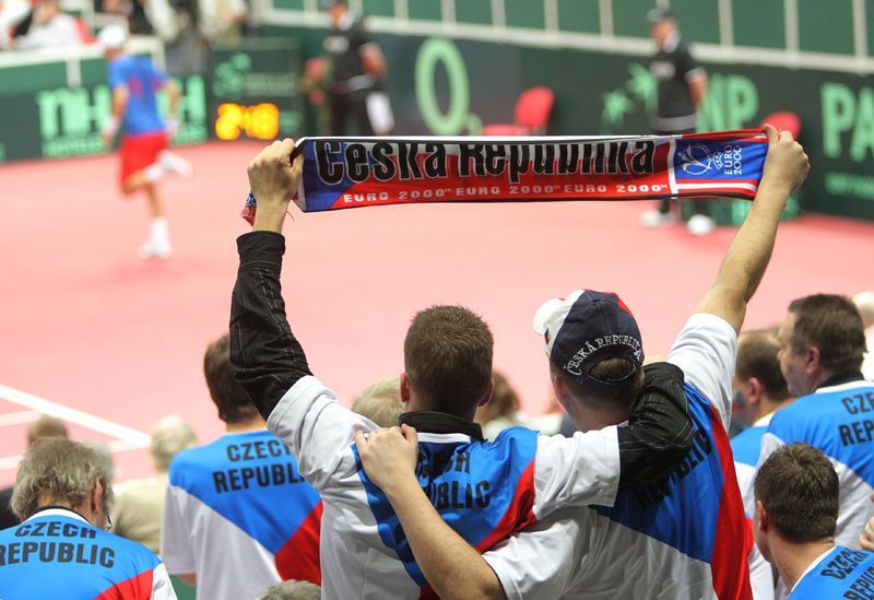 Davis Cup 2009: čeští fanoušci