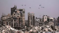 Palestina, Gaza, hlad, pomoc, letadlo, Jordánsko, Israel