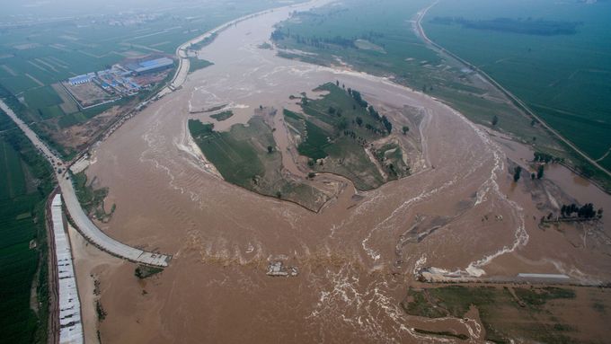 Záplavy v čínské provincii Xingtai