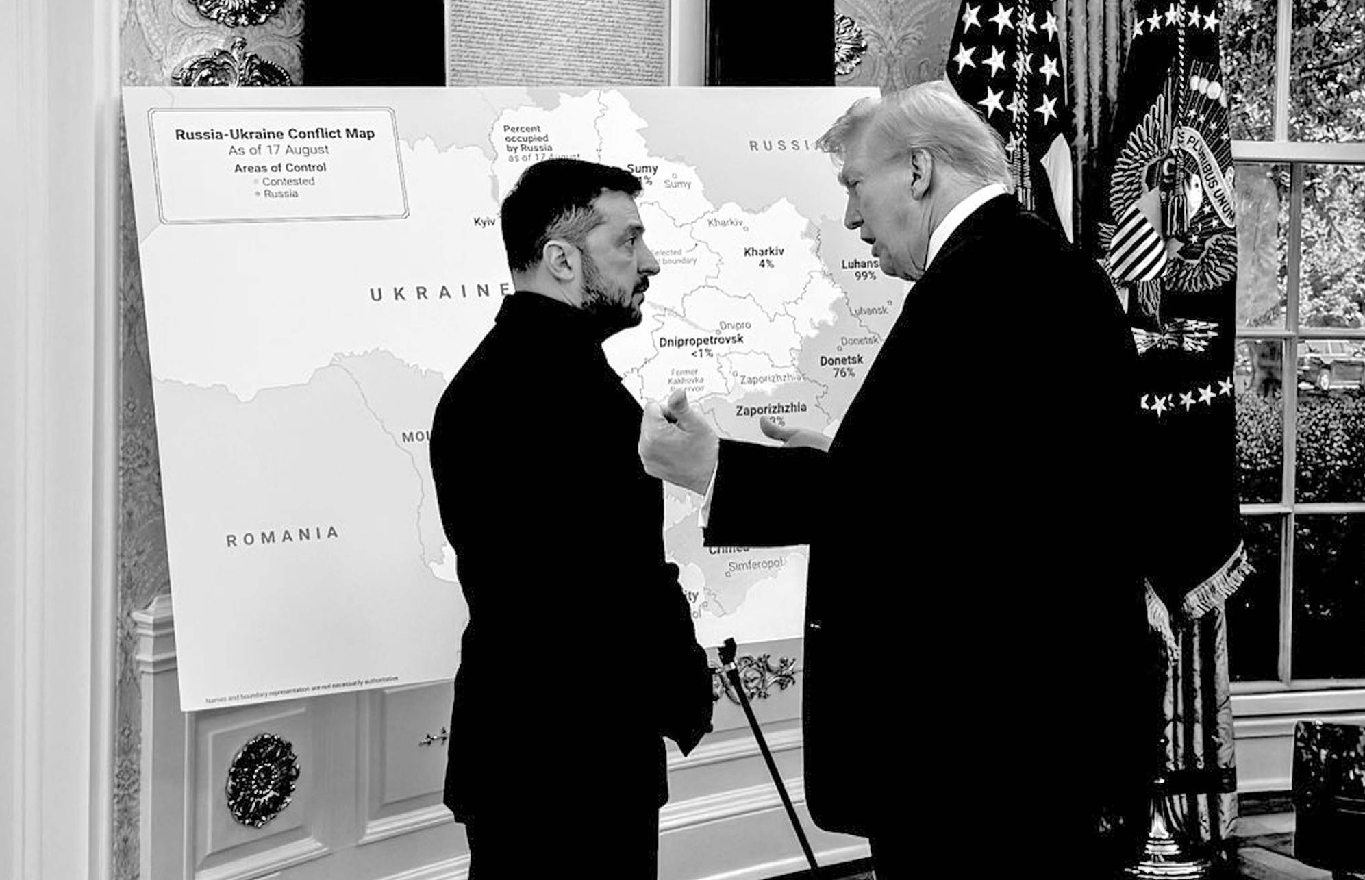 Trump, Zelenskyj, Bílý dům, summit, USA, Ukrajina, NATO