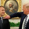 Emmanuel Macron na návštěvě u Donalda Trumpa v Bílém domě