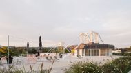 Křižíkovy pavilony na pražském Výstavišti prošly zásadní proměnou – z výstavních hal s příchutí devadesátek se staly stylové industriální prostory se zelenou střechou, kde si můžete zaběhat i dát kávu.
