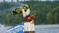 Wakeboarding na Těrlické přehradě.