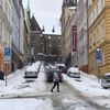 sníh led kalamita praha žižkov