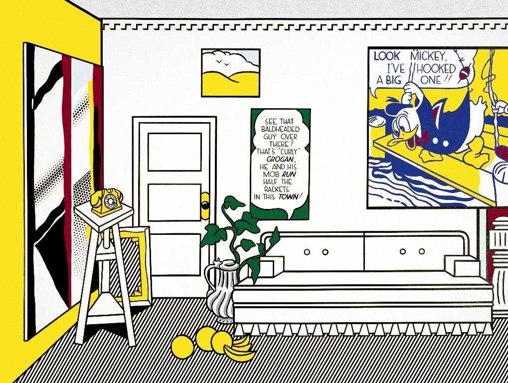 Roy Lichtenstein: Artist's Studio No. 1 (Look Mickey), 1973