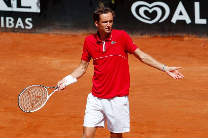 Daniil Medveděv na masters v Římě 2021