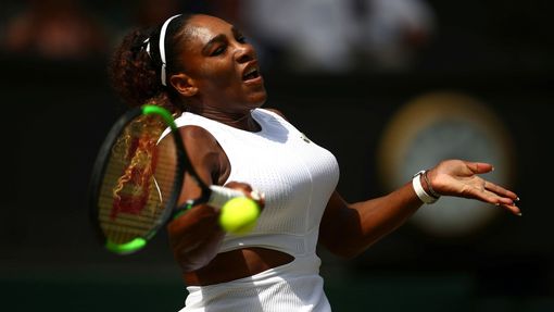 Serena Williamsová v semifinále Wimbledonu 2019