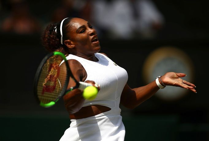 Serena Williamsová v semifinále Wimbledonu 2019