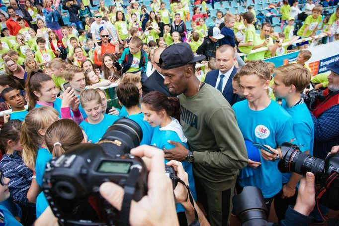 Usain Bolt na Čokoládové tretře 2016