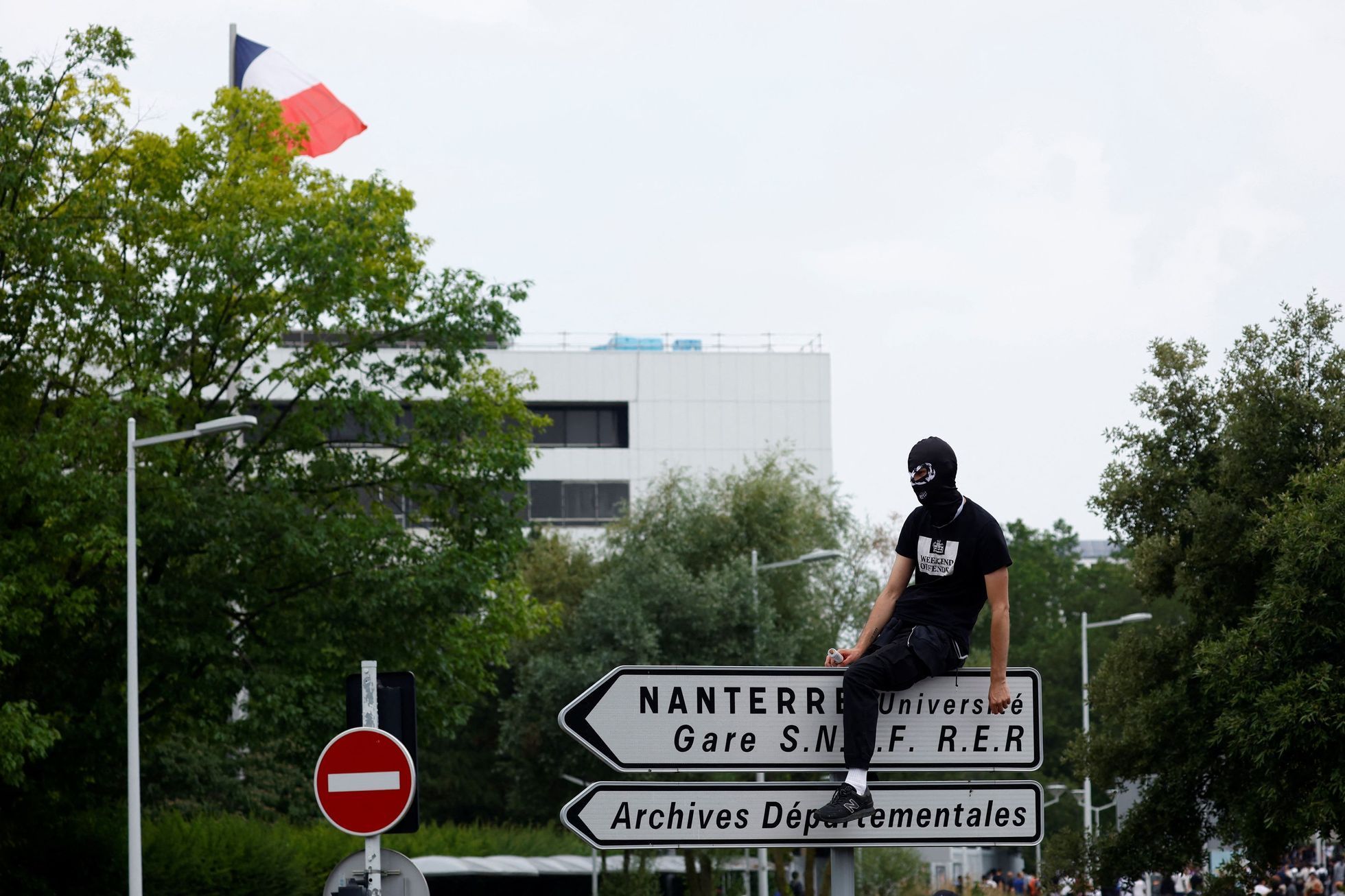 Francie protest nahel demonstrace