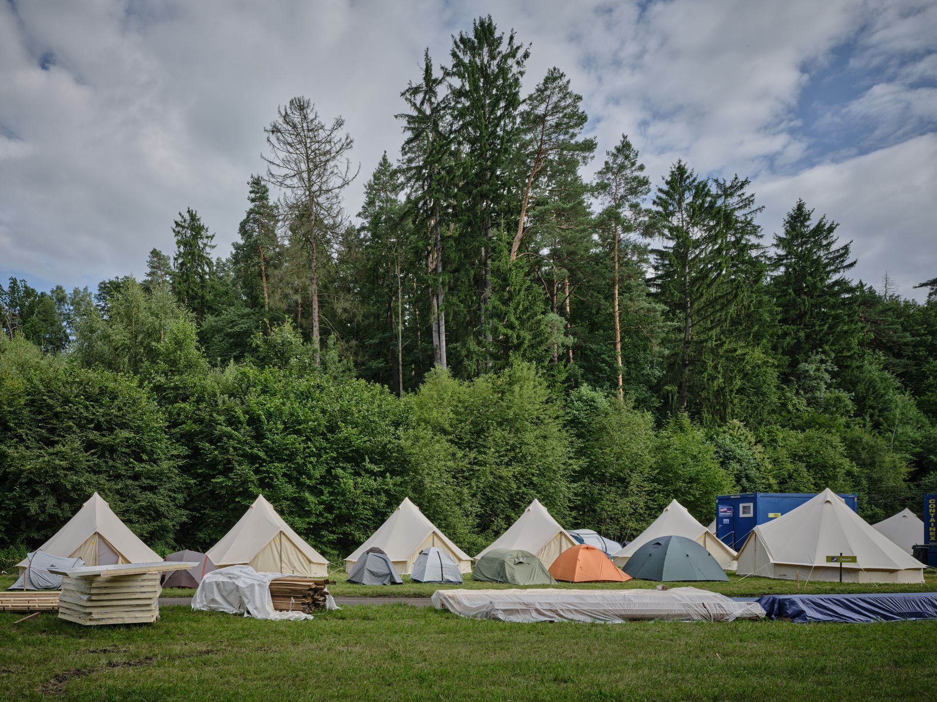 rekreační bydlení, glamping, škola, studenti, architektura, česká kamenice