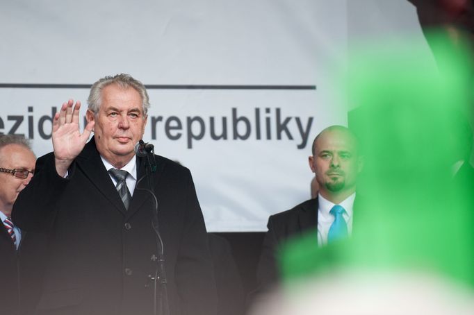 Miloš Zeman na Albertově