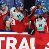 Pavel Zacha slaví gól ve čtvrtfinále MS 2024 Česko - USA
