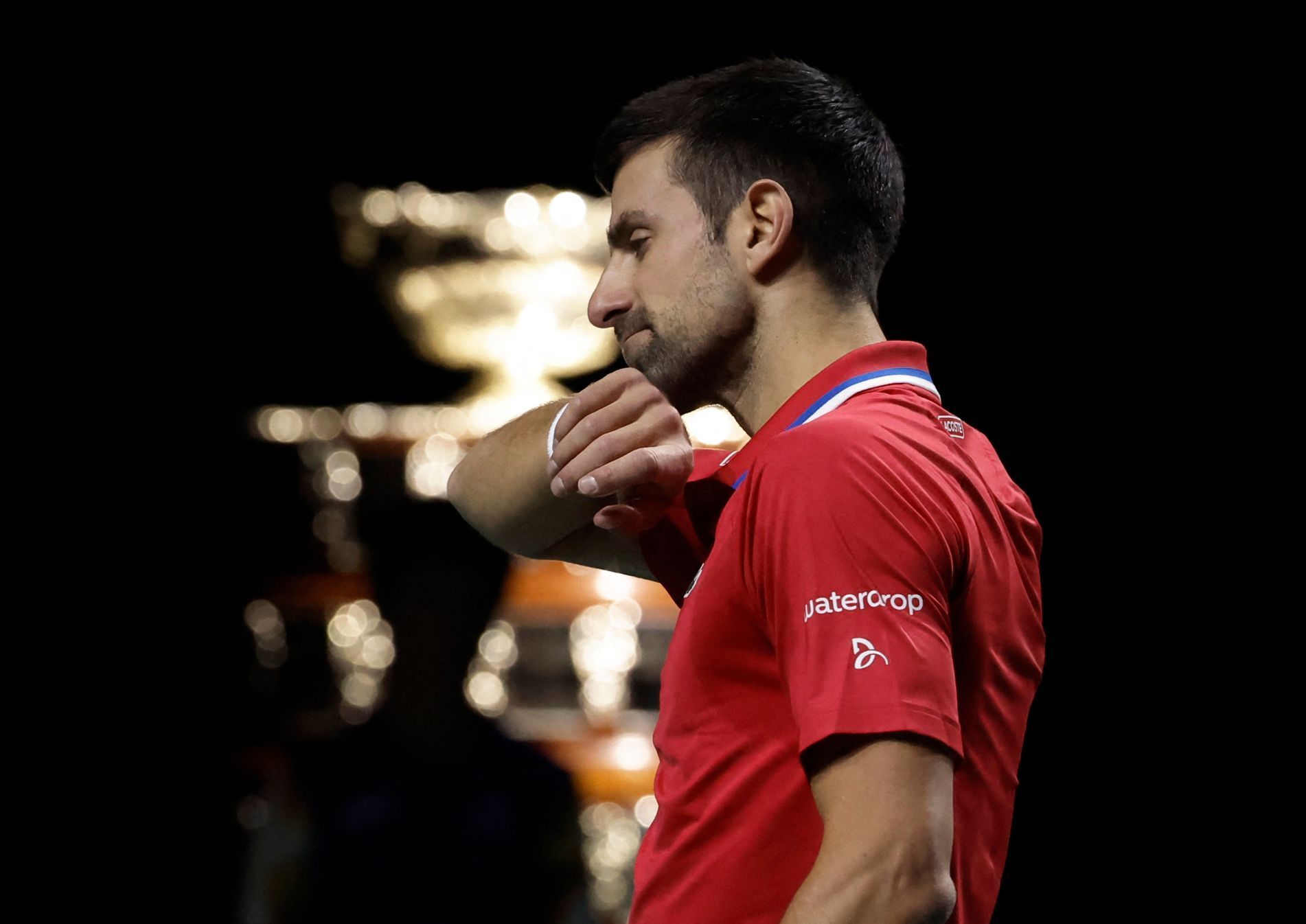 Novak Djokovič v semifinále Davis Cupu proti Itálii