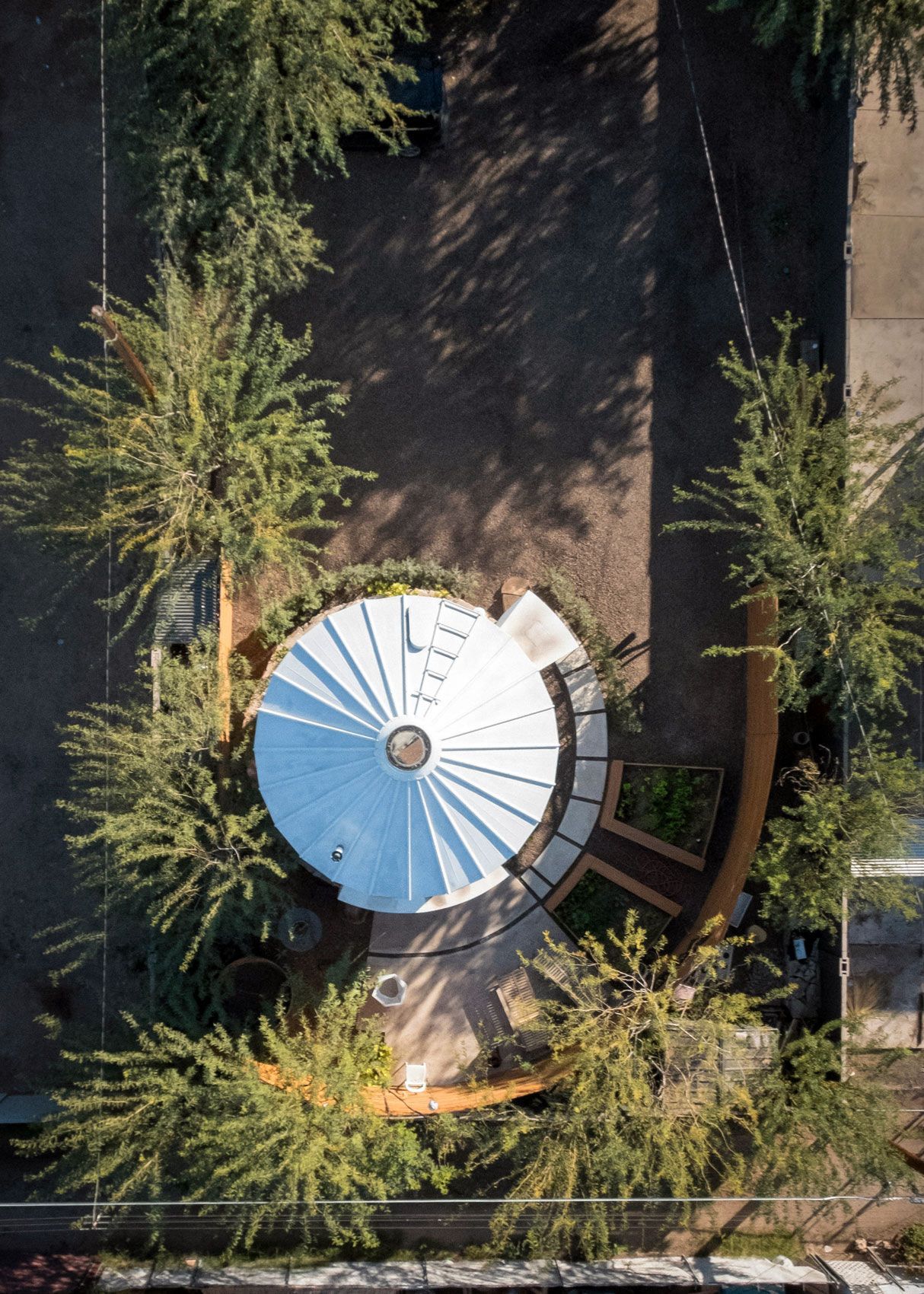 Silo přestavěné na bydlení