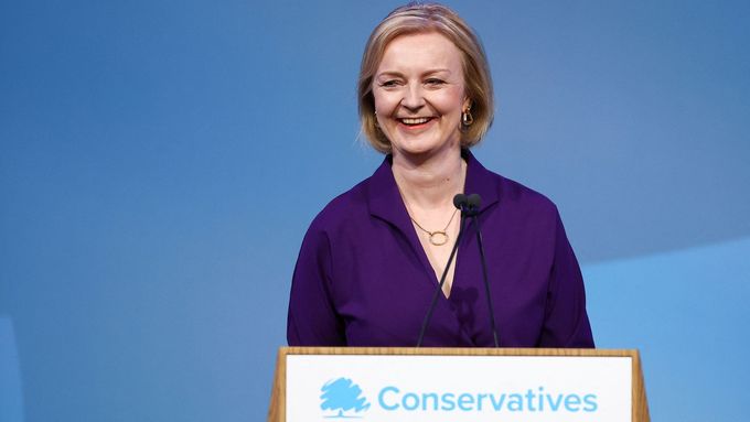 Budoucí britská premiérka a šéfka konzervativců Liz Trussová.