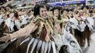 Revellers from the Vila Isabel samba school