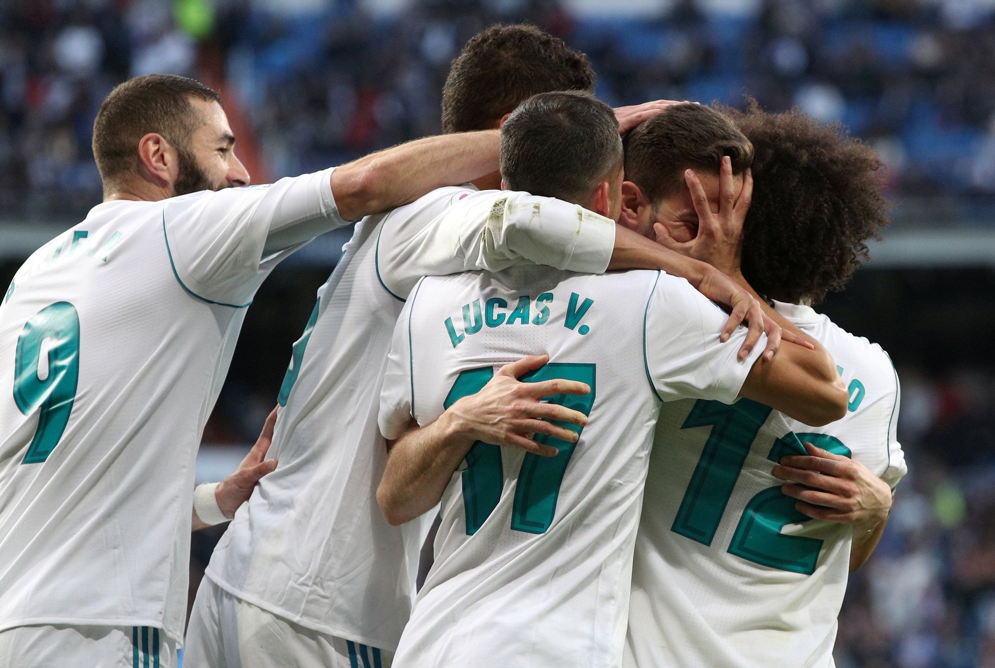 Radost fotbalistů Realu Madrid