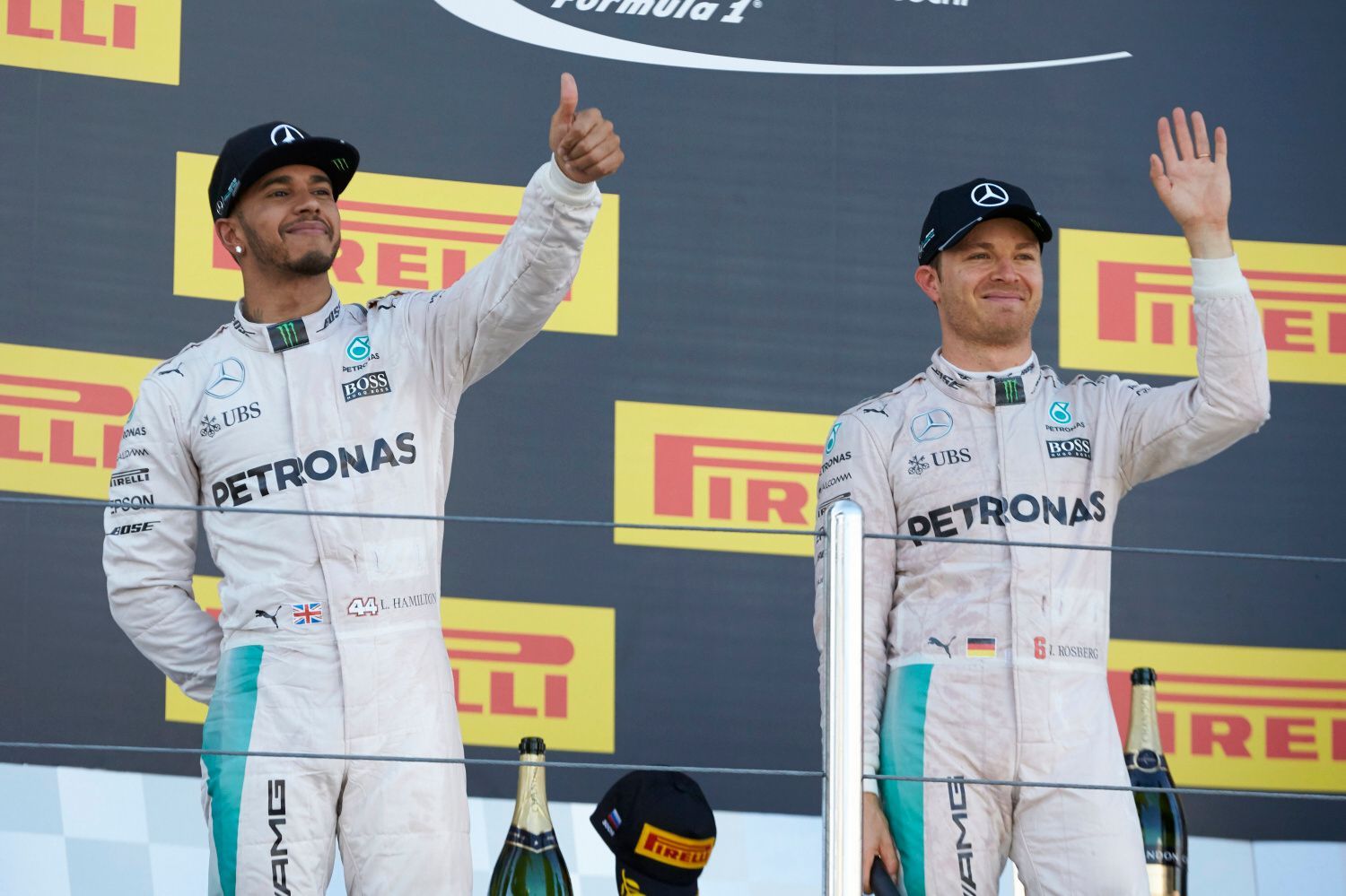 F1 2016, VC Ruska: Lewis Hamilton a Nico Rosberg, Mercedes