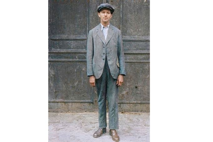 Svatoslav Štěpánek na nedatované fotografii. Kolorováno