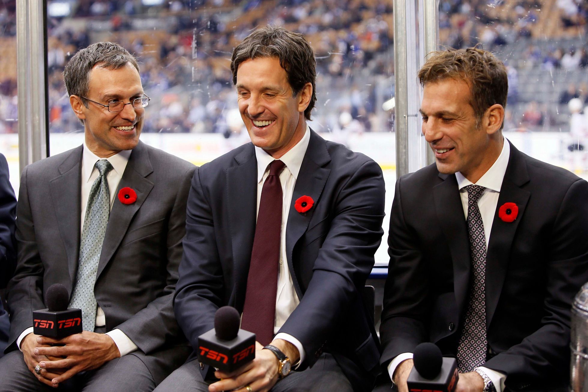 NHL: New Jersey Devils at Toronto Maple Leafs (Niedermayer, Shanahan, Chelios)