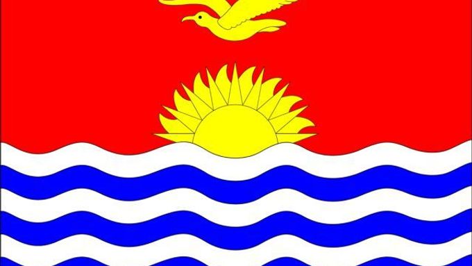 Vlajka Kiribati.