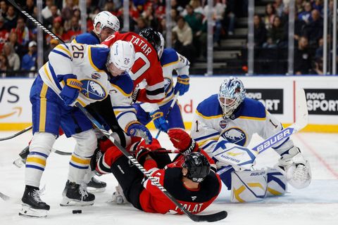 Buffalo - New Jersey 1:4. Ďáblové zlomili odpor Sabres. Pojistku přidal Cotter