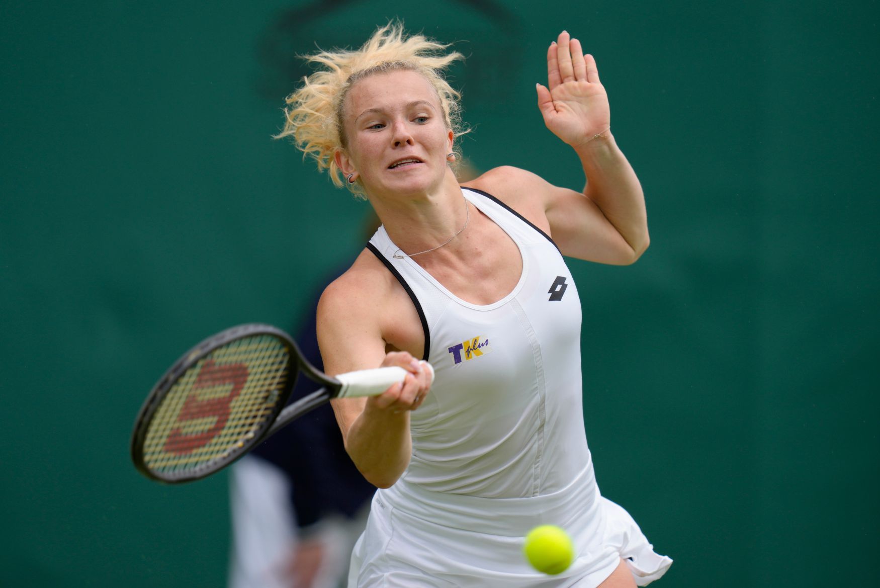 Kateřina Siniaková v prvním kole Wimbledonu 2022