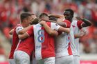 Živě: Slavia - Opava 3:1. Slavia přehrála nováčka ze Slezska