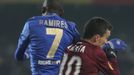 Fotbal, Evropská liga Sparta - Chelsea: David Lafata - Ramires