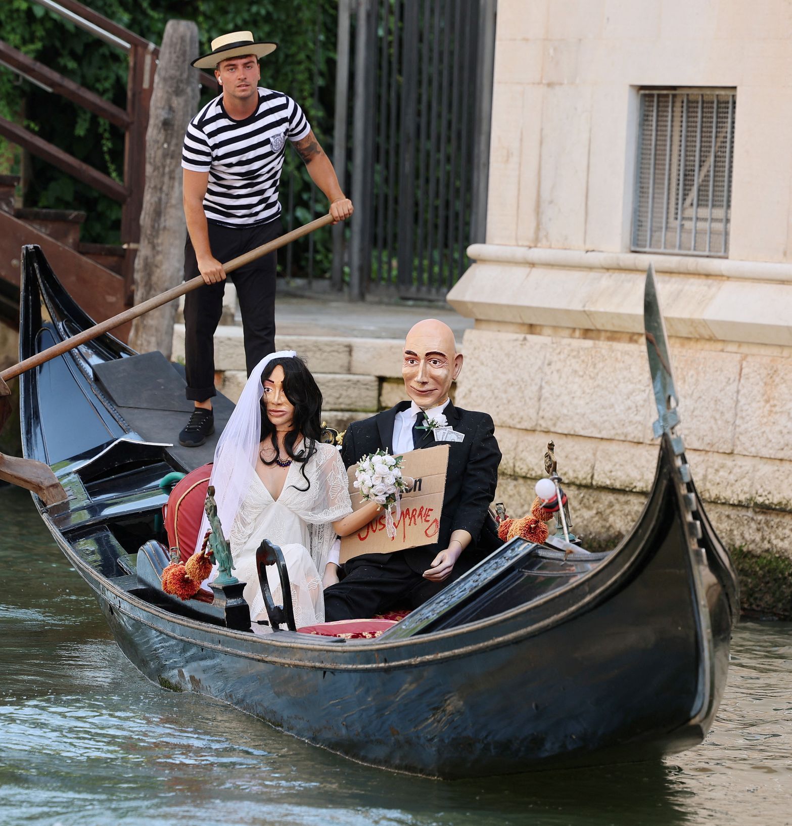 Jeff Bezos, Lauren Sanchez, svatba, Benátky, Itálie