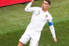 Portugalci gólem Cristiana Ronalda přehráli Maroko 1:0...