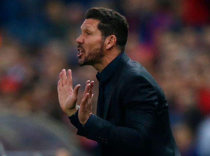 Atletico Madrid coach Diego Simeone