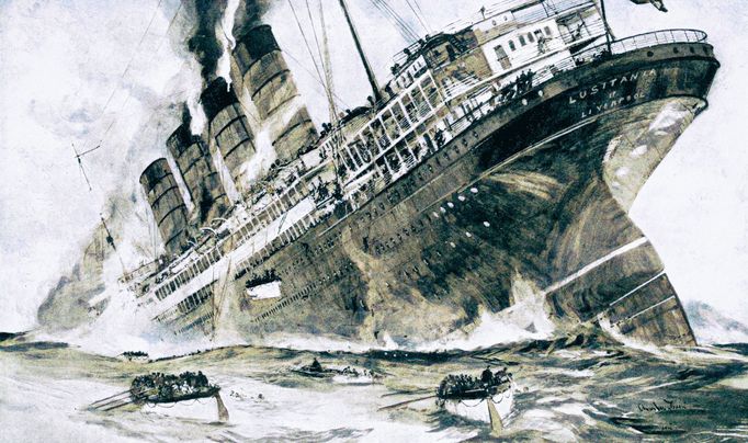 Před 115 lety vyplul na svou první plavbu z Liverpoolu do New Yorku transoceánský osobní parník Lusitania.