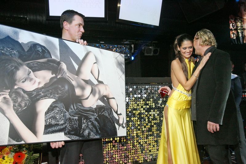 Křest kalendáře Petry Faltýnové - Petra Faltýnová, Vlasimír Štross