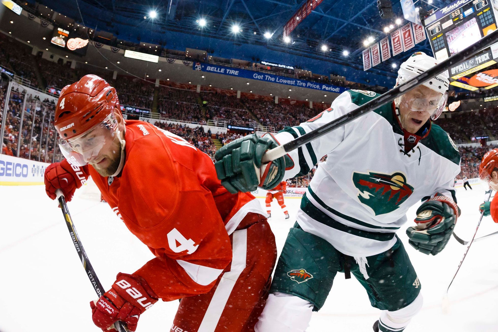 NHL: Minnesota Wild vs Detroit Red Wings (Kindl a Heatley)