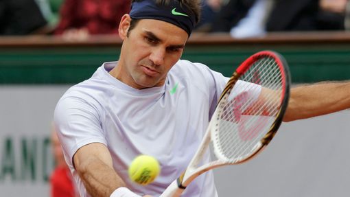 Švýcarský tenista Roger Federer na French Open 2013