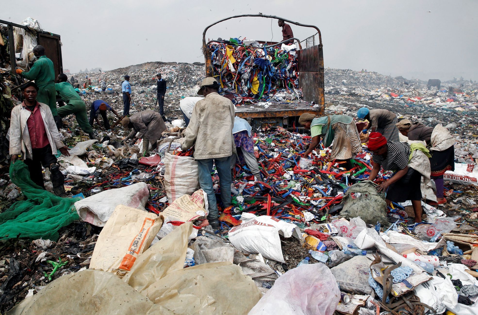 Keňa - problémy s plastikovým odpadem
